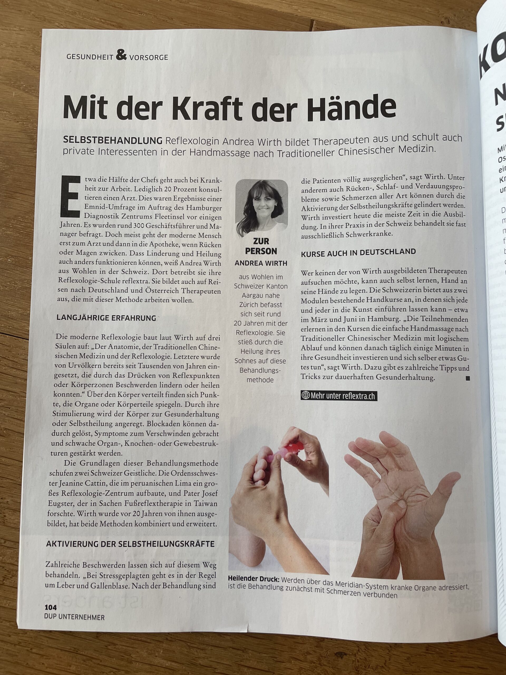 Interview im DUP UNTERNEHMER-Magazin