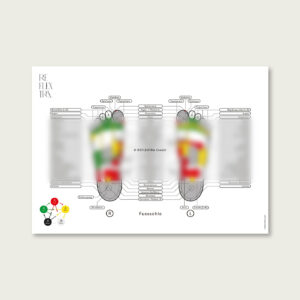 Hilfskarten 3 + 4 + 5 zur Fuss-Reflexologie